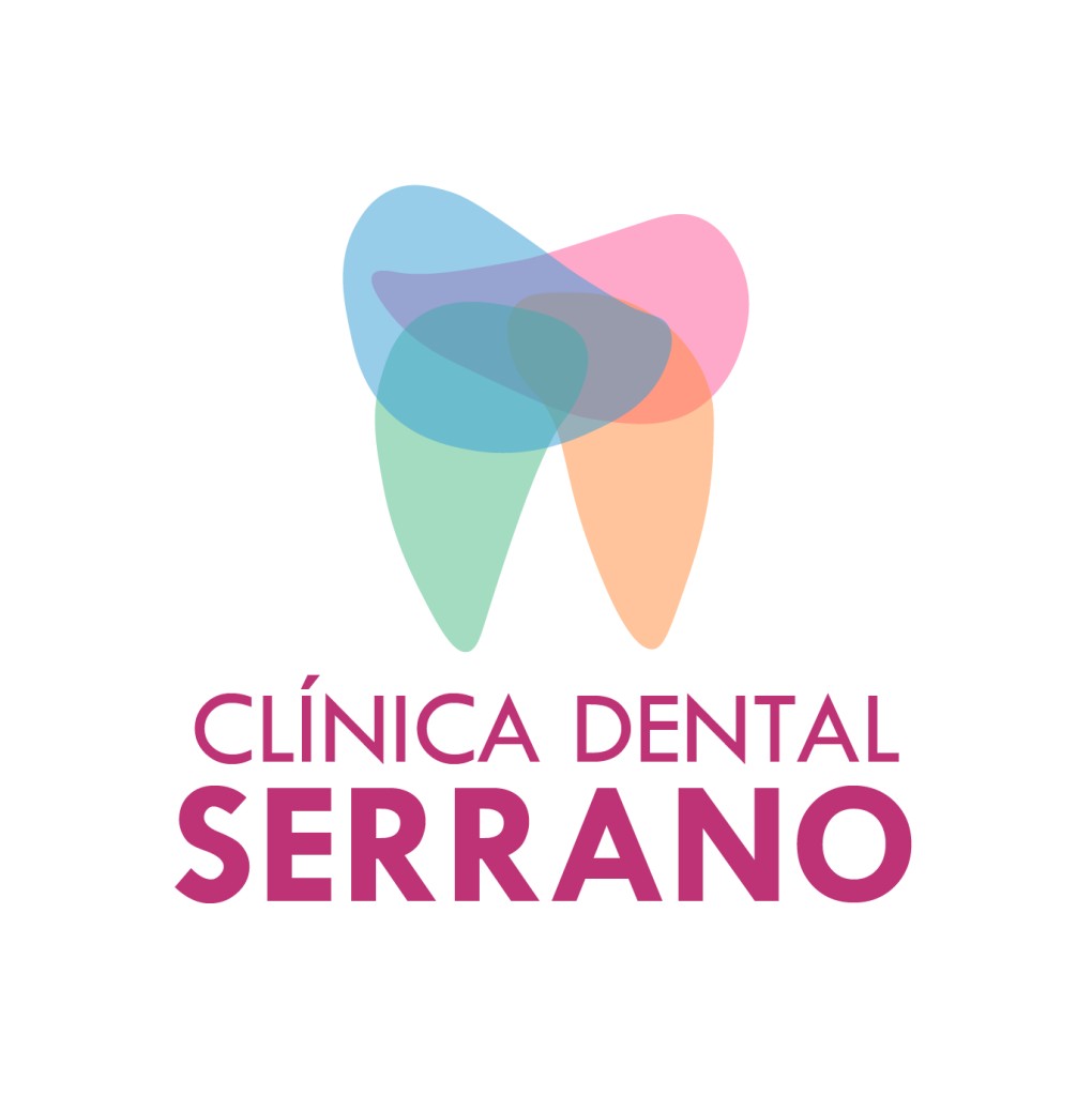 logotipo de clínica dental serrano